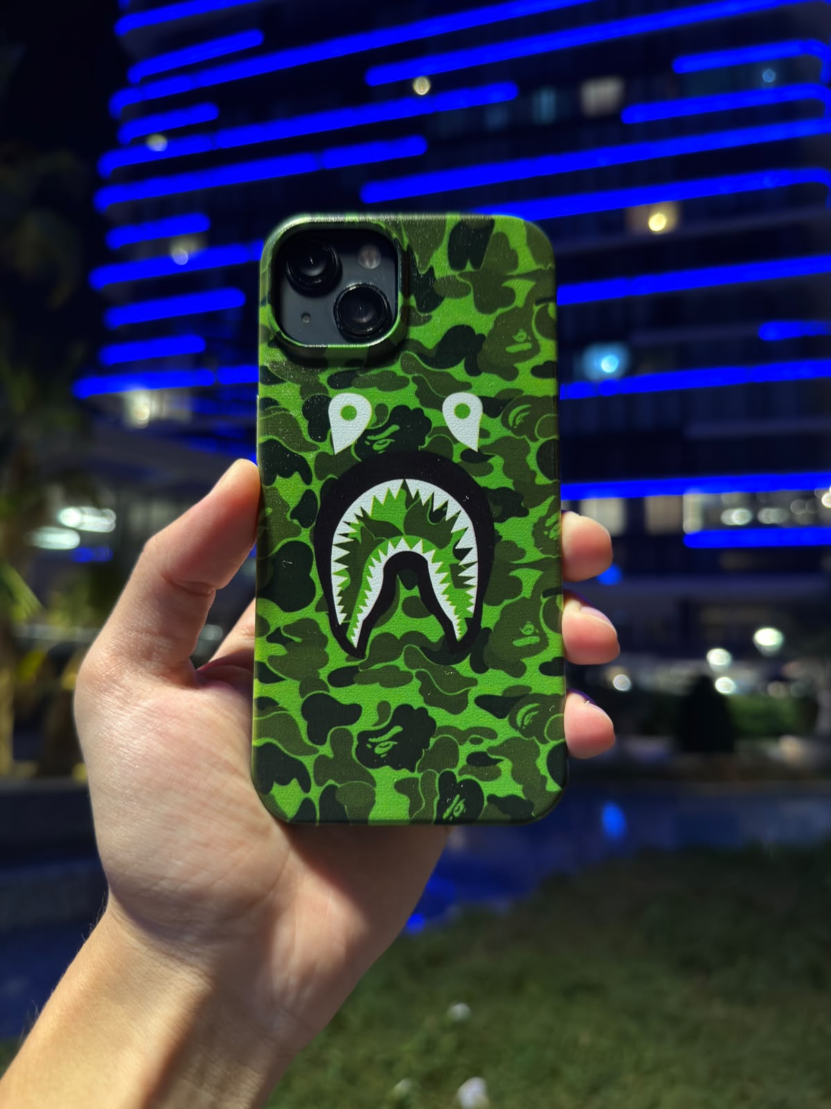 BAPE SHARK GREEN Telefon Kılıfı
