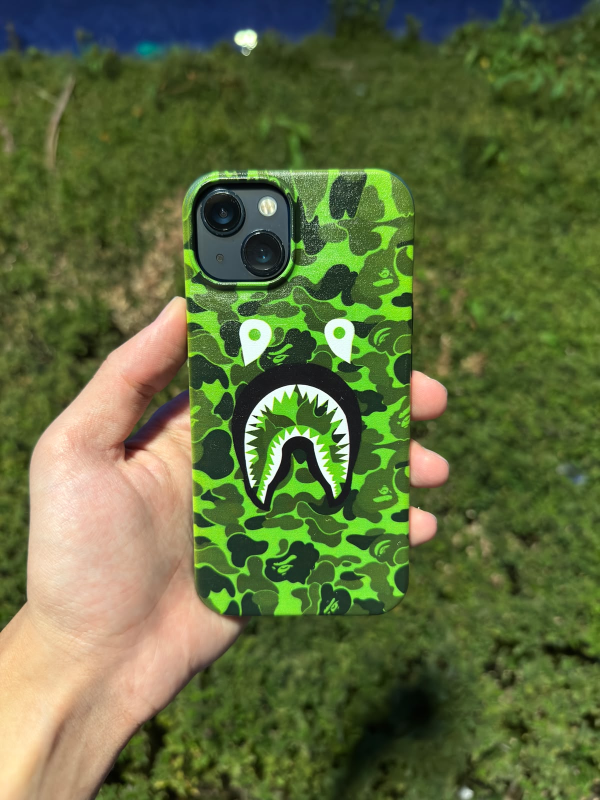 BAPE SHARK GREEN Telefon Kılıfı