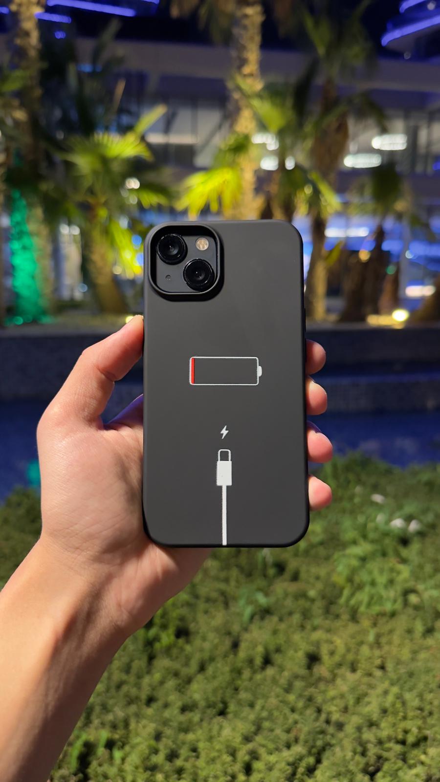 Low battery Telefon Kılıfı