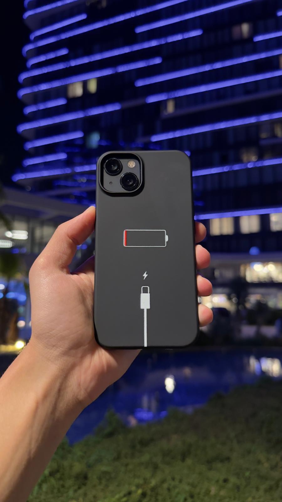 Low battery Telefon Kılıfı