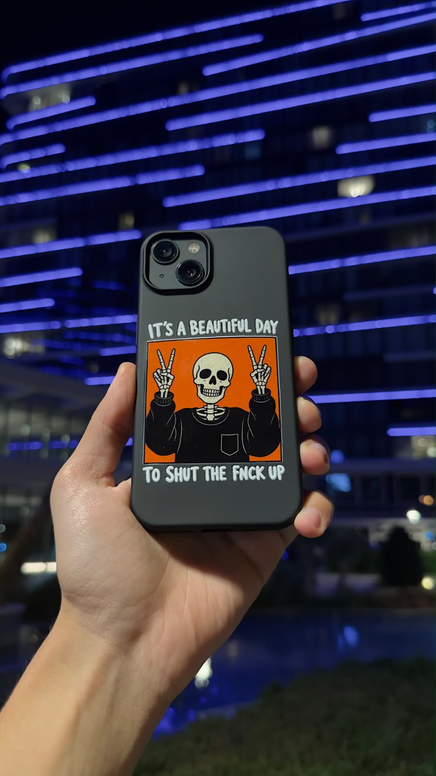 Beautiful Day Skeleton Telefon Kılıfı
