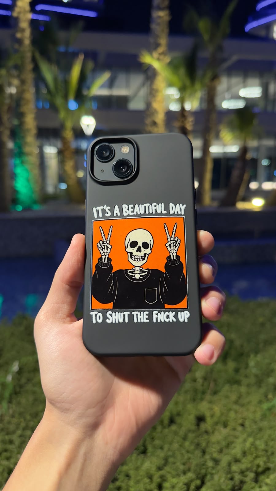 Beautiful Day Skeleton Telefon Kılıfı