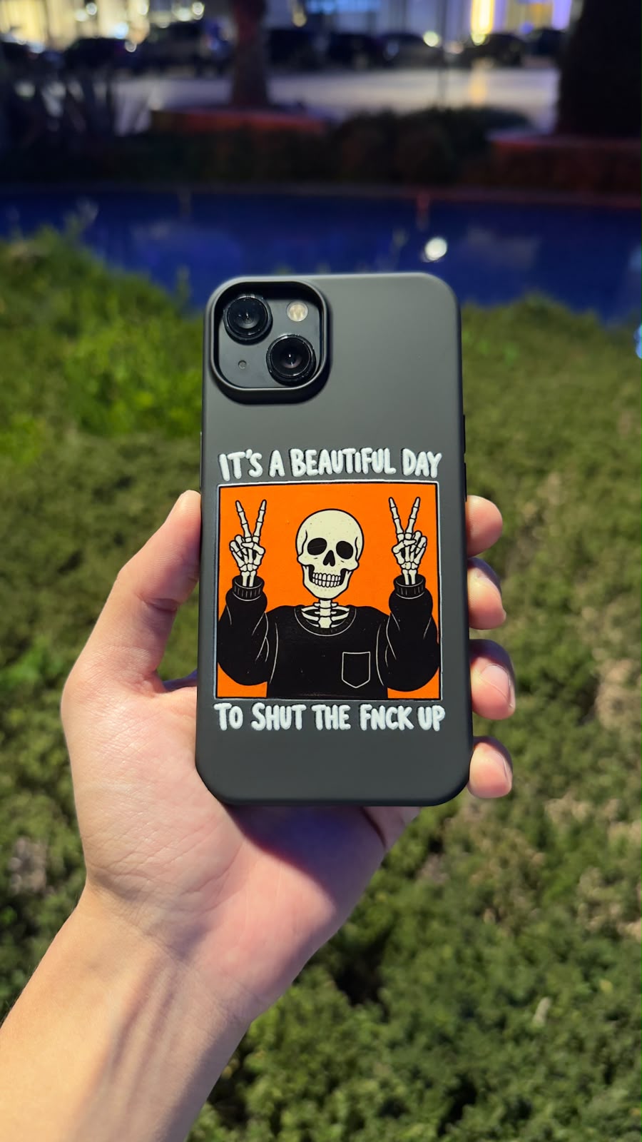 Beautiful Day Skeleton Telefon Kılıfı