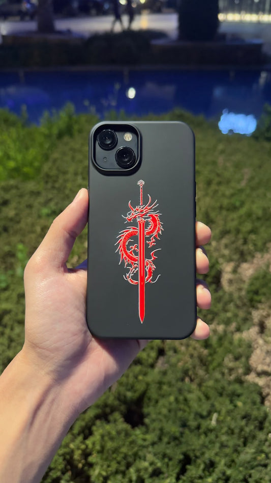 Knight Red Telefon Kılıfı