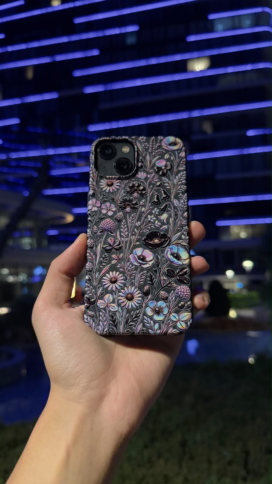 The Flowers Hologram Telefon Kılıfı