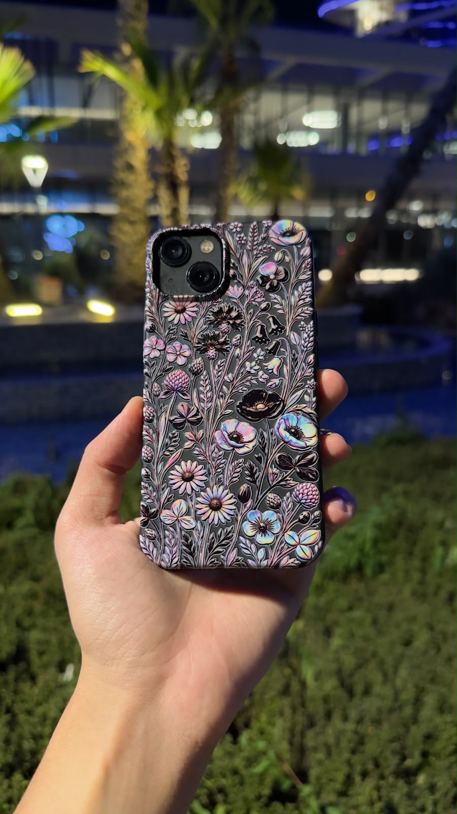 The Flowers Hologram Telefon Kılıfı