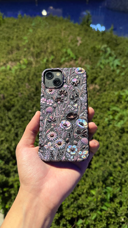 The Flowers Hologram Telefon Kılıfı