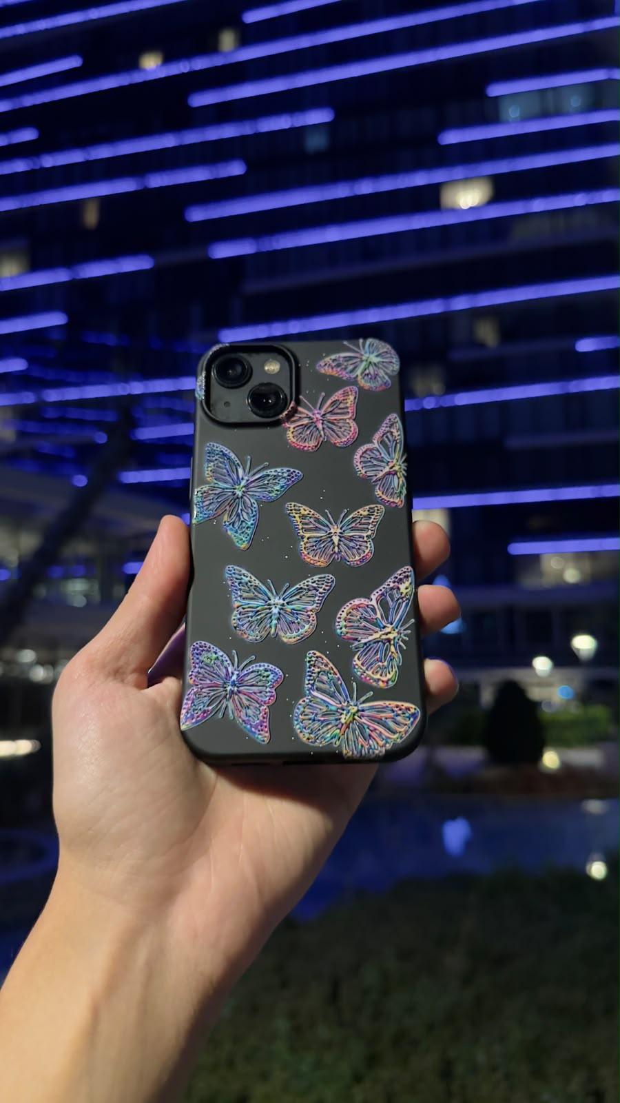 The Butterflies Hologram Telefon Kılıfı