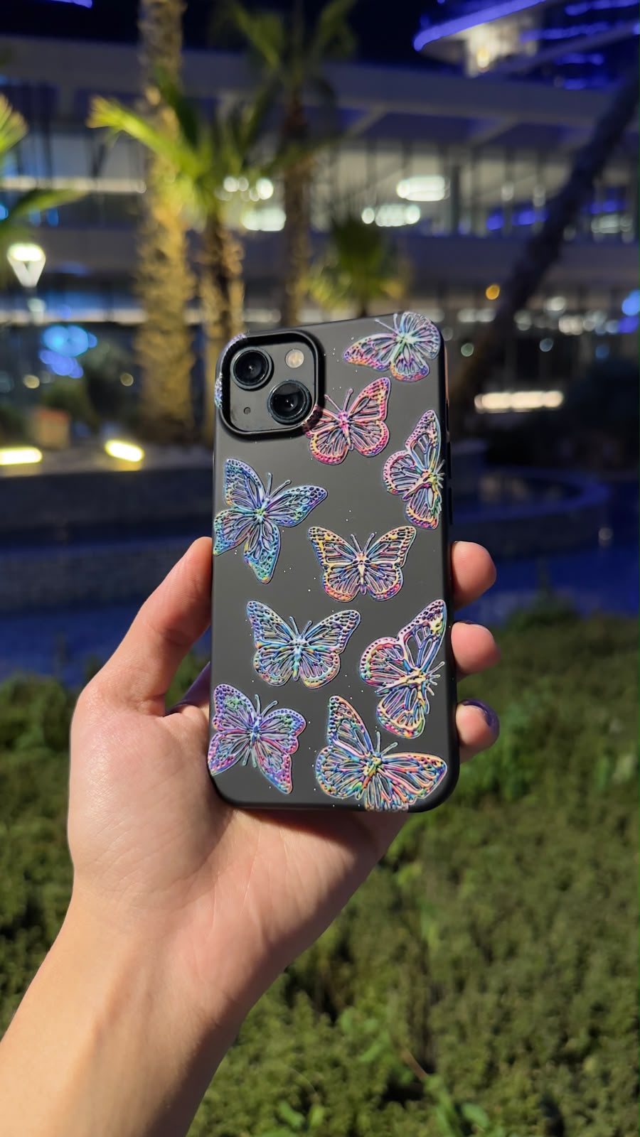 The Butterflies Hologram Telefon Kılıfı