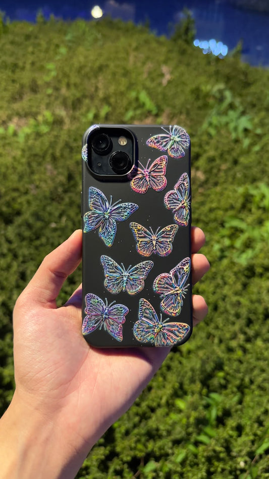 The Butterflies Hologram Telefon Kılıfı