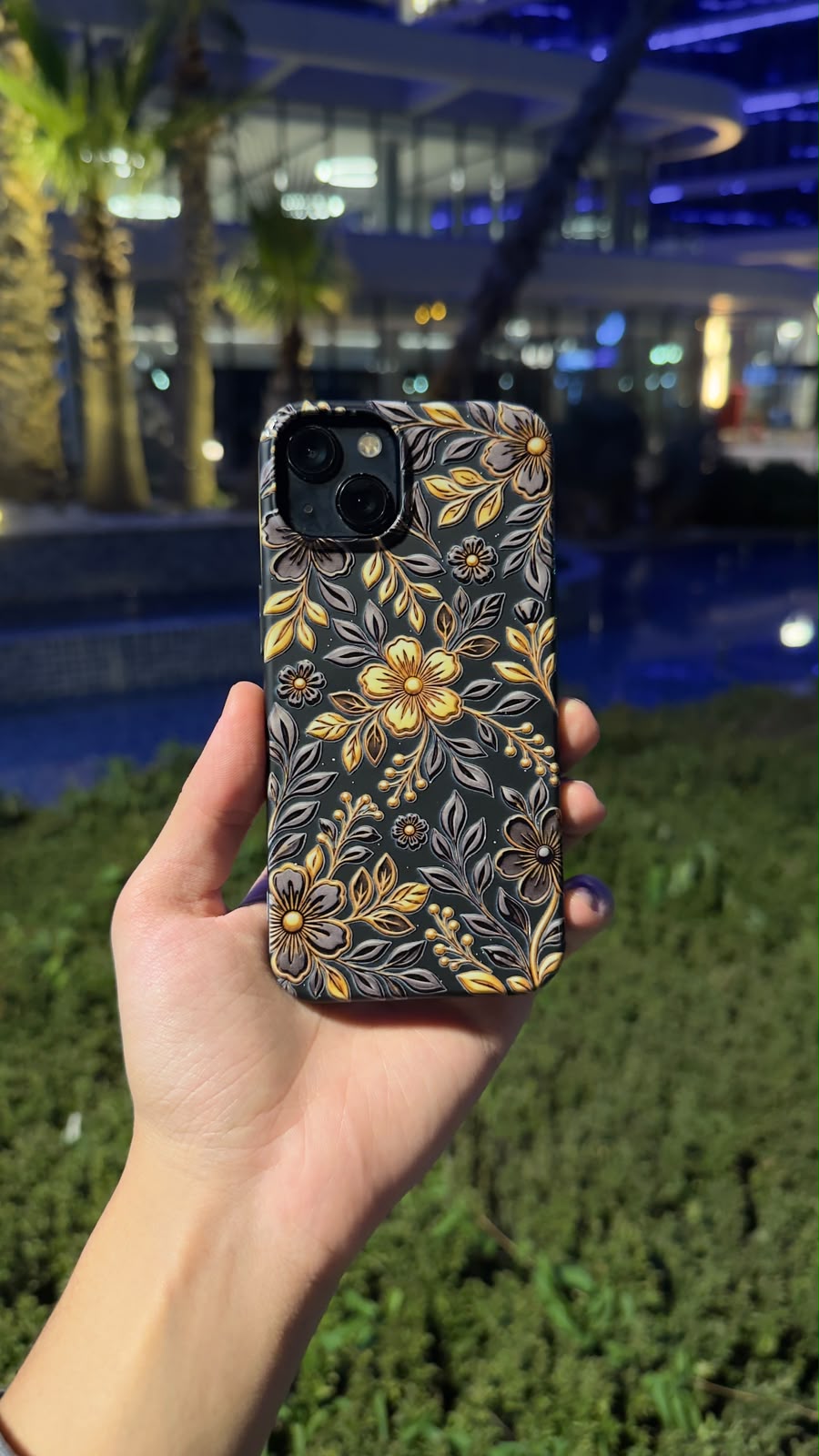 The Flowers Hologram Telefon Kılıfı