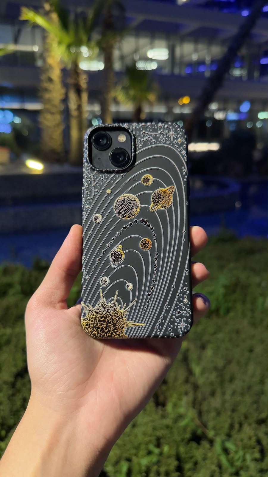 The Solar System Hologram Telefon Kılıfı