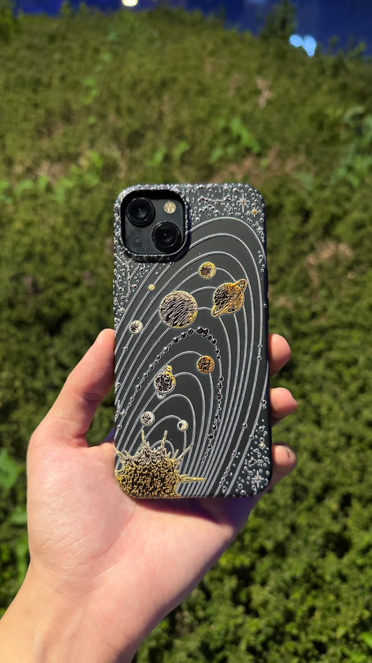 The Solar System Hologram Telefon Kılıfı