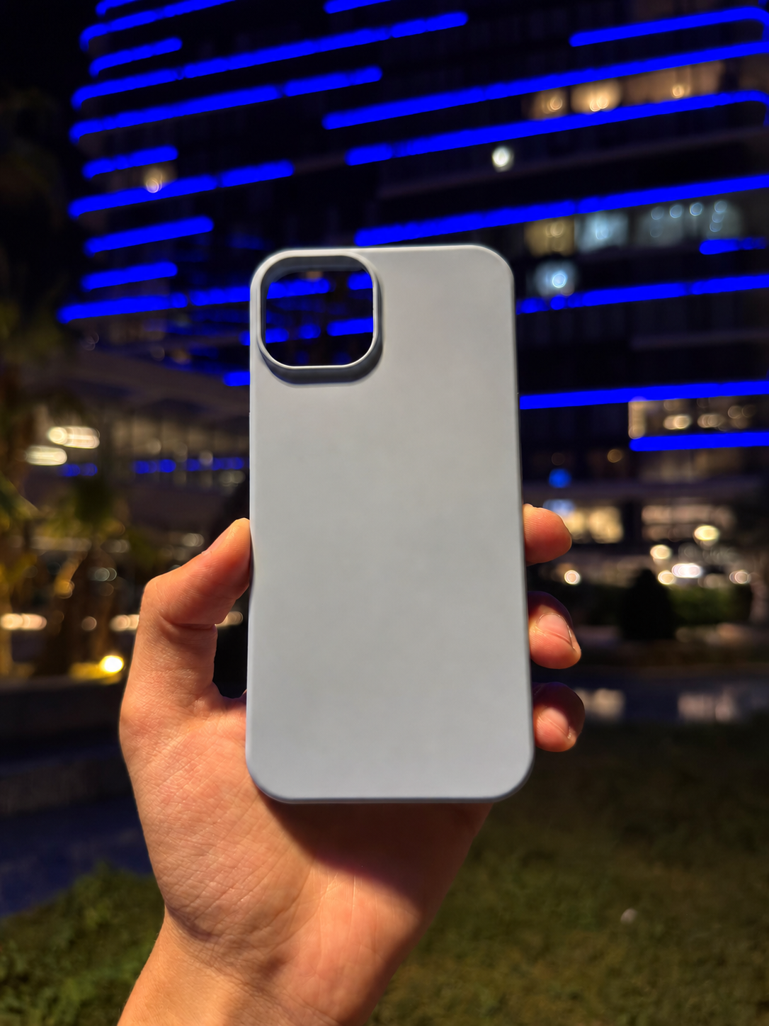 Silikon Klasik Telefon Kılıfı (Bebe Mavi)